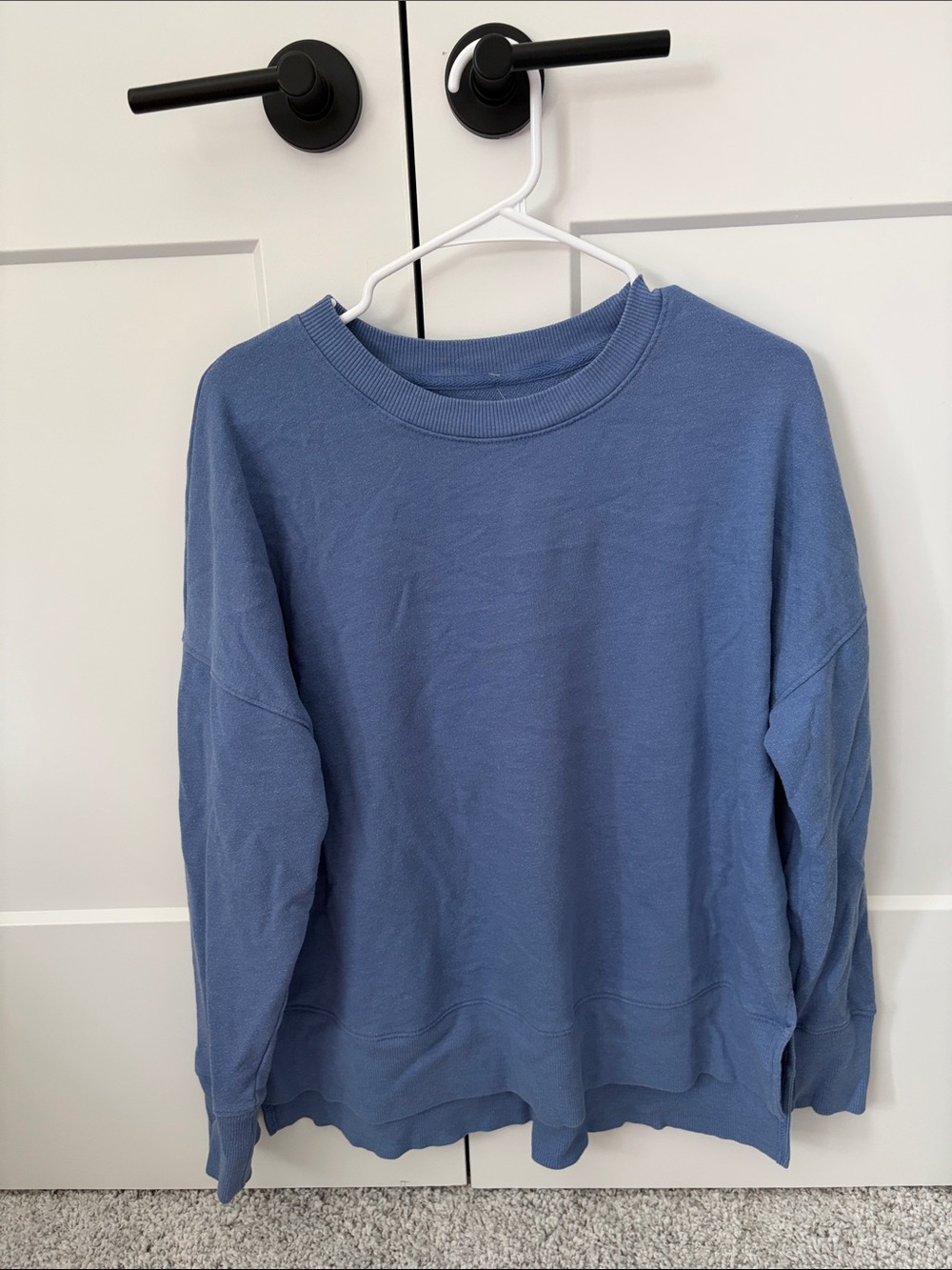Time and Tru Blue Crewneck Sweater